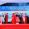 Lễ khởi công dự án đường nối từ tỉnh lộ 342 đến QL279 qua trung tâm xã Sơn Dương, tỉnh Quảng Ninh. (Ảnh: TTXVN phát)