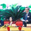 Ông Nguyễn Quang Dương, Ủy viên Trung ương Đảng, Phó trưởng Ban Tổ chức Trung ương phát biểu. (Ảnh: Phương Hoa/TTXVN)