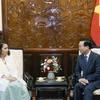 Chủ tịch nước Võ Văn Thưởng tiếp Đại sứ New Zealand tại Việt Nam Tredene Dobson. (Ảnh: Thống Nhất/TTXVN)