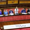 Thủ tướng Giorgia Meloni phát biểu tại Hội nghị thượng đỉnh Italy-châu Phi ở Rome ngày 29/1. (Nguồn: AP) 