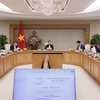 Phó Thủ tướng Trần Hồng Hà phát biểu kết luận cuộc họp. (Ảnh: Văn Điệp/TTXVN)