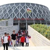 Bảo tàng Chiến thắng Lịch sử Điện Biên Phủ, thu hút đông đảo lượng du khách đến tham quan. (Ảnh: Phan Quân/TTXVN)