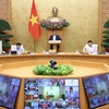 Thủ tướng Phạm Minh Chính chủ trì phiên họp Chính phủ thường kỳ tháng 3 năm 2024 và Hội nghị Chính phủ với địa phương. (Ảnh: Dương Giang/TTXVN)