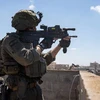 Binh sỹ Israel được triển khai trong chiến dịch quân sự tại Rafah, Dải Gaza, ngày 18/5/2024. (Ảnh: THX/TTXVN)