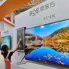 Màn hình TV 8K của Tập đoàn BOE. (Ảnh: China Daily)