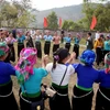 Điệu múa xòe của dân tộc Thái. (Nguồn: TTXVN)