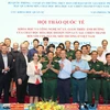 Các đại biểu quốc tế tham dự Hội thảo quốc tế về giảm thiểu ảnh hưởng của chất độc hóa học/dioxin ở Việt Nam. (Ảnh: Trọng Đức/ TTXVN)