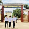 Trường THPT Chi Lăng nơi xảy ra vụ nghi ngờ ngộ độc thực phẩm. (Nguồn: Báo Gia Lai)