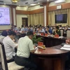 Quang cảnh phiên họp thường kỳ tháng 6 (lần 9) của Ủy ban Nhân dân tỉnh Hải Dương. (Nguồn: TTXVN)