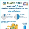 Quảng Ninh thu hút trên 1,5 tỷ USD vốn đầu tư nước ngoài 6 tháng năm 2024 