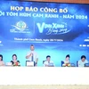 Họp báo giới thiệu Lễ hội Tôm hùm Cam Ranh năm 2024, với chủ đề “Vịnh xanh bừng sáng.” (Ảnh: Đặng Tuấn/TTXVN)