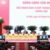 Quang cảnh phiên khai mạc Hội nghị Ban Chấp hành Trung ương khóa XIII. (Ảnh: Dương Giang/TTXVN)