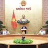 Thủ tướng Phạm Minh Chính chủ trì Phiên họp Chính phủ thường kỳ tháng 7 năm 2024. (Ảnh: Dương Giang/TTXVN)