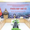 Thủ tướng Phạm Minh Chính chủ trì Phiên họp thứ 13 Ban Chỉ đạo nhà nước các công trình, dự án quan trọng quốc gia, trọng điểm ngành giao thông vận tải. (Ảnh: Dương Giang/TTXVN)