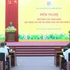 Quang cảnh hội nghị. (Nguồn: Bộ Tài nguyên và Môi trường)