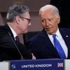 Tổng thống Joe Biden (phải) và Thủ tướng Anh Keir Starmer. (Ảnh: Reuters/TTXVN)