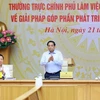 Thủ tướng Phạm Minh Chính chủ trì Hội nghị. (Ảnh: Dương Giang/TTXVN)