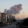 Khói bốc lên sau cuộc không kích của Israel vào trụ sở Hezbollah ở Beirut, Liban, ngày 27/9/2024. (Ảnh: THX/TTXVN)