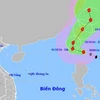 Vị trí và dự báo hướng di chuyển của bão Krathon. (Nguồn: Trung tâm Dự báo Khí tượng Thủy văn Quốc gia)