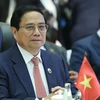 Thủ tướng Phạm Minh Chính tham dự Hội nghị cấp cao ASEAN-Liên hợp quốc lần thứ 14. (Ảnh: Dương Giang/TTXVN)