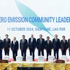 Thủ tướng Phạm Minh Chính cùng Trưởng đoàn các nước ASEAN chụp ảnh chung tại Hội nghị cấp cao lần thứ 2 Cộng đồng châu Á phát thải ròng bằng 0 (AZEC). (Ảnh: Dương Giang/TTXVN)