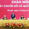 Thủ tướng Phạm Minh Chính dự Ngày Chuyển đổi số quốc gia (10/10) năm 2024. (Ảnh: Dương Giang/TTXVN)