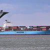 Tàu của Công ty vận tải biển Maersk. (Nguồn: AFP)