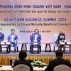 Thủ tướng Phạm Minh Chính dự Hội nghị Thượng đỉnh Kinh doanh Việt Nam-Hoa Kỳ năm 2024. (Ảnh: Dương Giang/TTXVN)