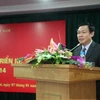 Giáo sư, tiến sĩ Vương Đình Huệ, Trưởng Ban Kinh tế Trung ương. (Ảnh: Vietnam+)