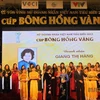 Lễ trao giải Cúp Bông hồng vàng năm 2013. (Ảnh: Vietnam+) 