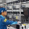 Dây chuyền sản xuất tại nhà máy do Microsoft đầu tư ở tỉnh Bắc Ninh. (Ảnh: T.H/Vietnam+)