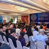 Đại hội Hiệp hội Thị trường Trái phiếu Việt Nam nhiệm kỳ III. (Ảnh: Vietnam+)