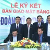 Life​TV và Tập đoàn Mỹ Sơn ký kết hợp tác xây dựng Trung tâm khởi nghiệp sáng tạo trong lĩnh vực số. (Ảnh: PV/Vietnam+)
