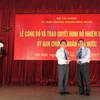Lễ trao Quyết định bổ nhiệm ông Trần Văn Dũng giữ chức vụ Chủ tịch Ủy ban Chứng khoán Nhà nước, ngày 12/7. (Ảnh: SSC)