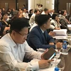 Công bố Báo cáo Thường niên Kinh tế Việt Nam 2018, với tựa đề “Hiểu thị trường lao động để tăng năng suất,” ngày 8/5. (Ảnh: PV/Vietnam+)