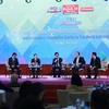 Các diễn giả tham dự Diễn đàn CEO 2019. (Ảnh: BTC/Vietnam+)