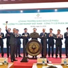 Ngày 3/2, Tổng công ty Lâm nghiệp Việt Nam chính thức đưa 350 triệu cổ phiếu lên niêm yết tại HNX. (Ảnh: HNX/Vietnam+)