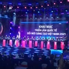 Khai mạc Triển lãm quốc tế Đổi mới sáng tạo Việt Nam 2021, ngày 9/1. (Ảnh: Vietnam+) 