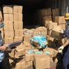 Lô găng tay đã qua sử dụng nhập khẩu từ Trung Quốc bị Hải quan bắt giữ. (Nguồn: haiquanonline.com.vn)