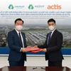 Tập đoàn An Phát Holdings và Quỹ đầu tư Actis (Anh) ký hợp tác chiến lược. (Ảnh:Vietnam+)