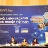 Tại Hội thảo “Đổi mới sáng tạo: Kết nối chính sách với doanh nghiệp Việt Nam,” ngày 15/12. (Ảnh: Vietnam+)