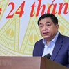Bộ trưởng Bộ Kế hoạch và Đầu tư-Nguyễn Chí Dũng phát biểu tại hội nghị “Đổi mới, nâng cao hiệu quả hoạt động của doanh nghiệp nhà nước”-ngày 24/3, (Ảnh: Dương Giang/TTXVN)