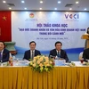 Hội thảo khoa học với chủ đề “Đạo đức doanh nhân và văn hóa kinh doanh Việt Nam trong bối cảnh mới,” ngày 11/10. (Ảnh: Vietnam+)