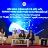 Hội nghị Công bố và Kết nối Trang vàng giải pháp chuyển đổi số. (Ảnh: Vietnam