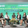Tọa đàm “Quản trị tài chính-kế toán-thuế hiệu quả khi thuê dịch vụ trên nền tảng số," ngày 15/8. (Ảnh: PV/Vietnam+)