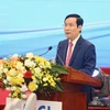 Ông Phạm Tấn Công Chủ tịch Liên đoàn Thương mại và Công nghiệp Việt Nam. (Ảnh: Vietnam+)