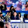 Bộ trưởng Bộ Tài chính Hồ Đức Phớc tại Hội nghị Bộ trưởng Tài chính APEC lần thứ 30. (Ảnh: BTC/Vietnam+)