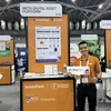 Đại diện sartup của Việt Nam là AirCity, Foodmap và Meta đến với sự kiện DAPInnovFest x Asia 2024. (Ảnh: Vietnam+)