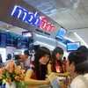 Gian hàng của MobiFone tại Vietnam Telecomp. (Nguồn: XHTT)