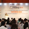 Hội thảo-Triển lãm Vietnam Finance 2015 được kỳ vọng sẽ đưa ra các sáng kiến, công nghệ nhằm làm tốt hơn nữa việc cải cách thủ tục hành chính công trong lĩnh vực thuế và hải quan. (Ảnh: CTV/Vietnam+)